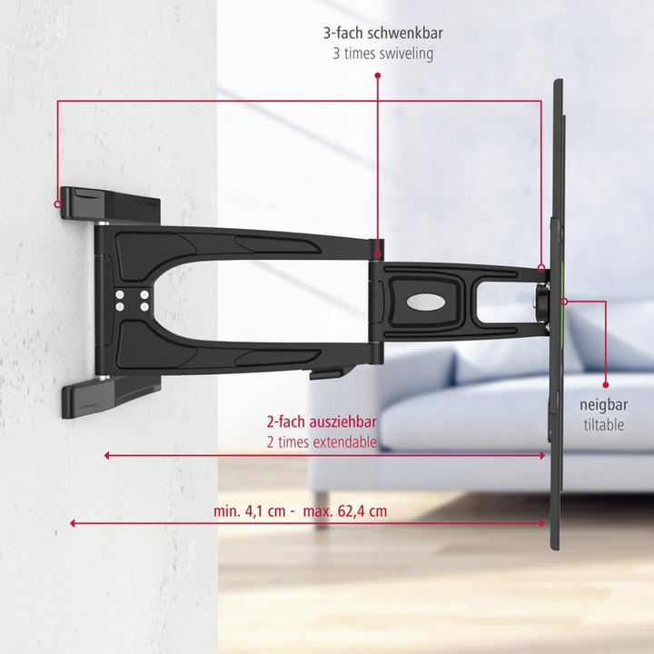 Actual product image Hama Fullmotion Ultraslim (Wall, 65", 35 kg)