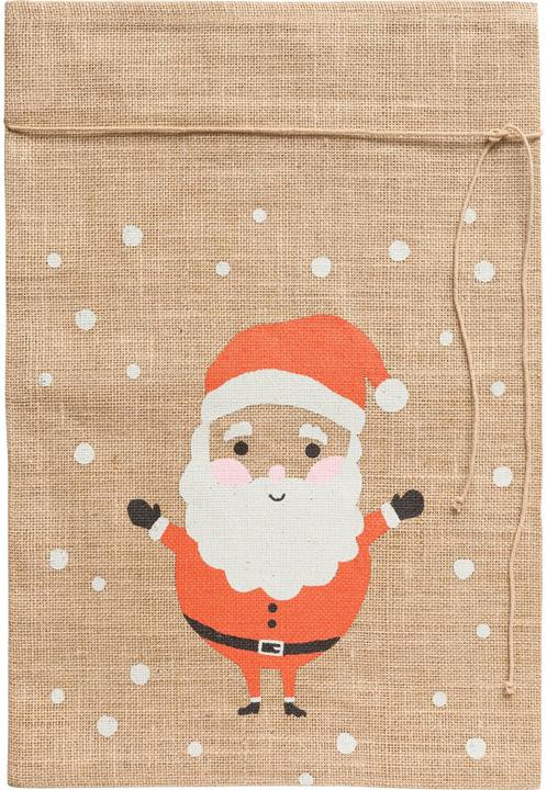 Immagine prodotto Folia Borsa di iuta Babbo Natale (Borsa da regalo, 1 x)