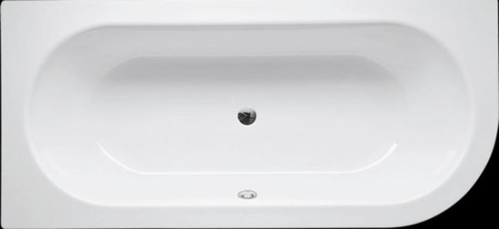 Actual product image Bette Space-saving bath tub Starlet IV Silhouette 85 x 185 cm white smooth 6670 (155 l, 185 cm, 85 cm)