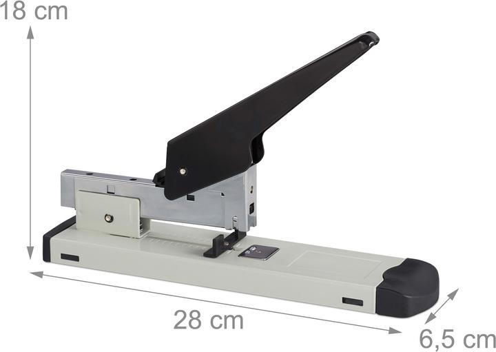 Actual product image Relaxdays Professional Stapler, Capacity (210 Sheets)