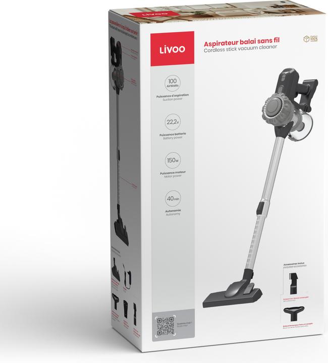 Image du produit Livoo Aspirateur vertical senza fi