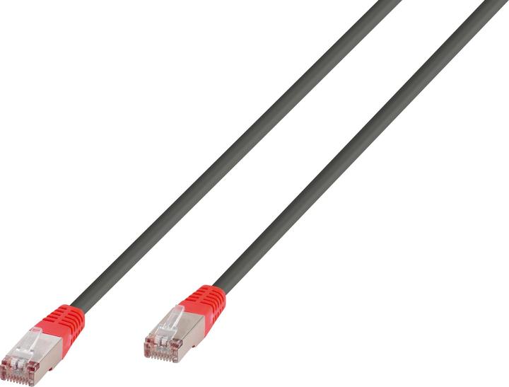Vivanco Câble réseau CAT 6, F/UTP, connecteur rouge, 2m (F/UTP, CAT6, 2 m)