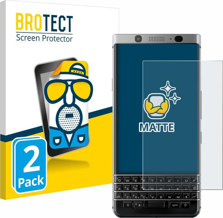 Actual product image BROTECT Anti-glare screen protector matt (2 Piece, KEYone)