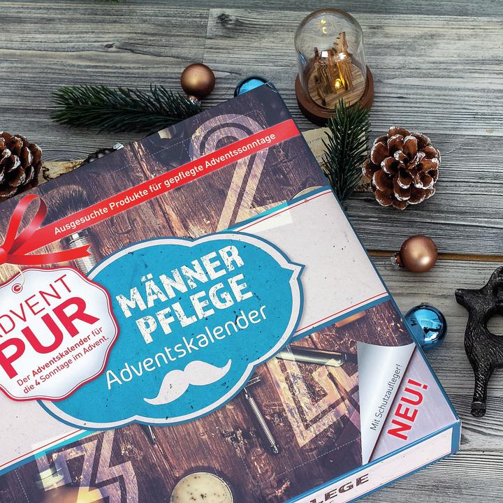 Image du produit Roth Calendrier de l'Avent PUR "Men's Care" 2022 avec 4 portes, une pour chaque dimanche de l'Avent