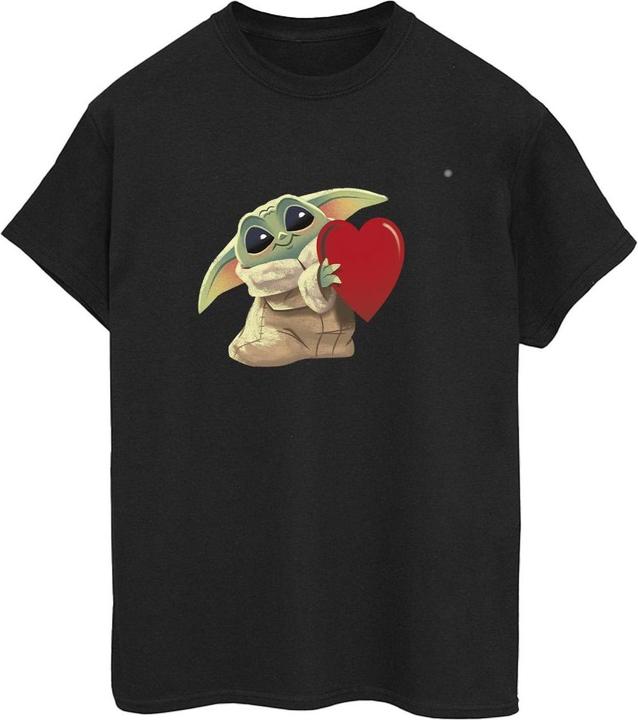 Immagine prodotto Star Wars The Mandalorian The Kids With Heart Maglietta Ampia Donna (L)
