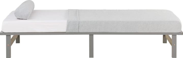 Image du produit Jamb Lit en bois de palette 90x200cm bois massif blanc (90 x 200 cm)