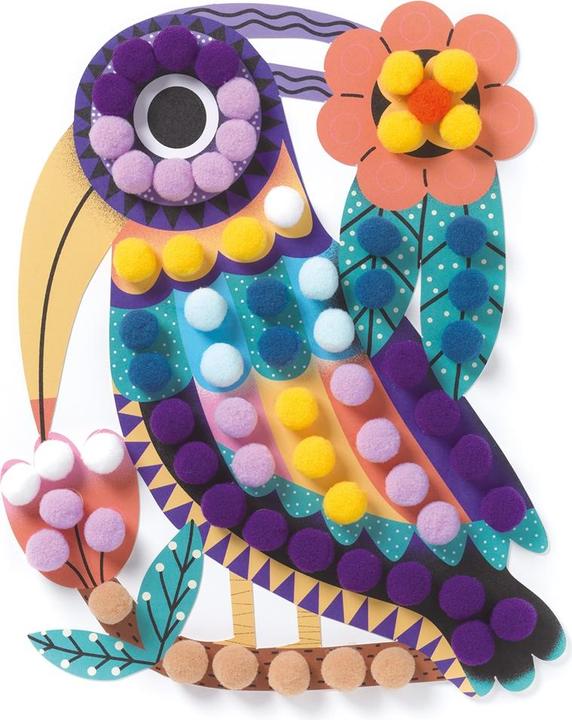 Actual product image Djeco Silhouettes Pompons
