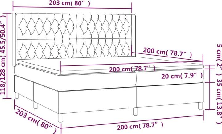Actual product image VidaXL Kaliyah (100 x 200 cm)