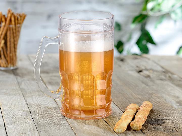 Produktbild Rosenstein & Söhne Doppelwandiger Bierkrug, Bier- & Getränke-Kühler (0.30 l, 1 x)
