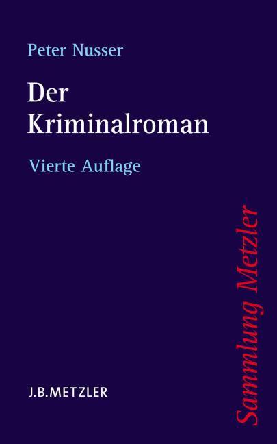 Actual product image The detective novel (German, Peter, Nusser, 1993)