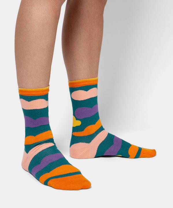 DillySocks Wobble Fields (Einzelpack, 39 - 41)