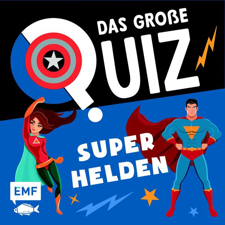 Produktbild Kartenbox: Das grosse Quiz – Superhelden (Deutsch)