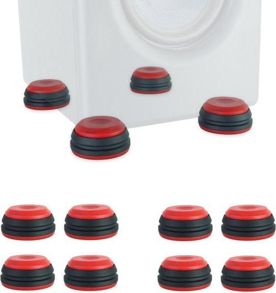 Actual product image keepdrum Speaker speaker feet SSA300 8-piece in red