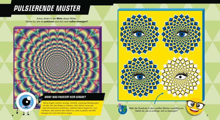 Produktbild Mach mit! - Optische Illusionen: Zeichnen, ausmalen, basteln, rätseln, spielen! Das Aktivbuch für (Deutsch, Laura Baker, 2020)