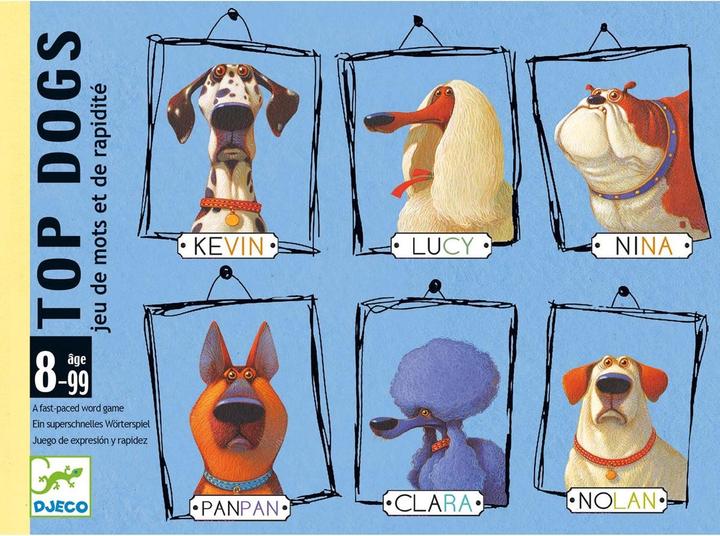 Image du produit Djeco Jeu de cartes Top Dogs (Allemand, Français, Italien, Anglais)