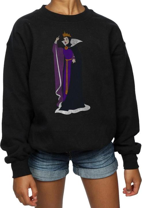Actual product image Disney Girls Snow White Classic Evil Queen Grimhilde Sweatshirt (128)