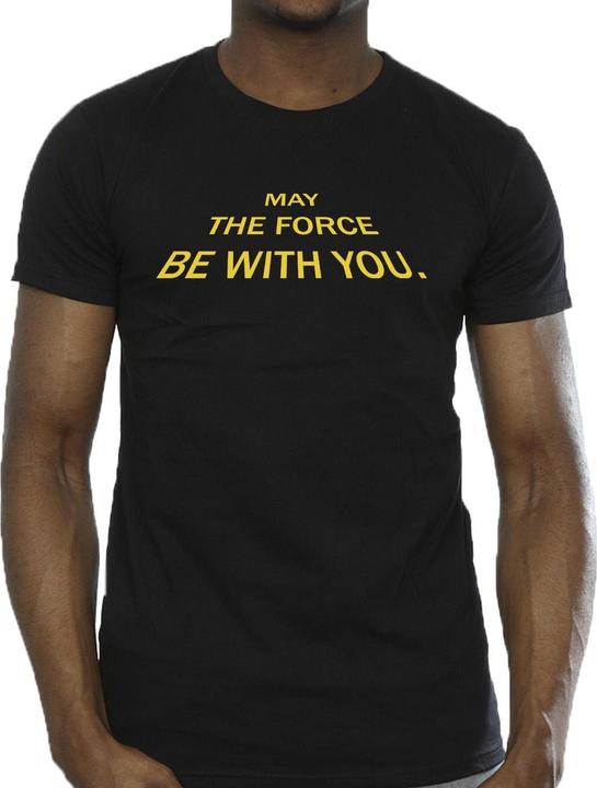 Image du produit Star Wars - T-shirt MAY THE FORCE OPENING CRAWLS - Homme (5XL)