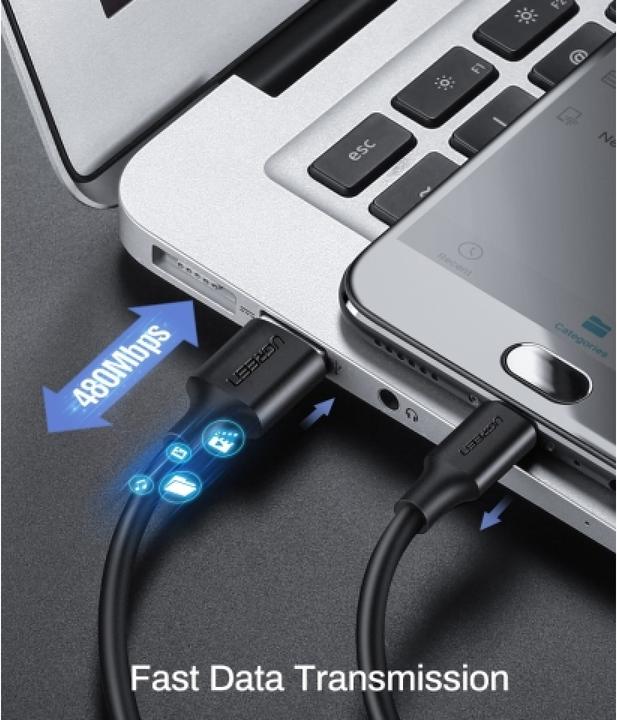 Actual product image Ugreen MicroUSB charging and USB (1.50 m, USB 2.0)