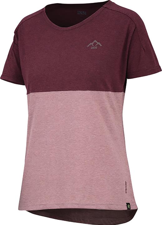 Produktbild iXS Kids Flow Mountain tech tee taupe-raisin KL (L)