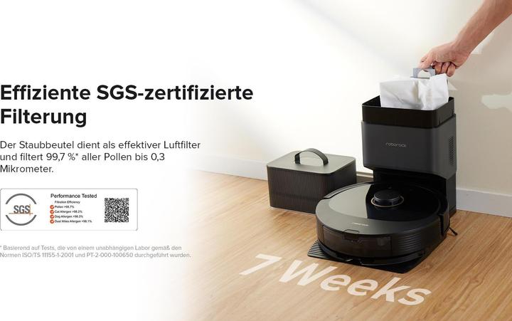 Image du produit Roborock Q8 Max+ (Robot d'aspiration et de nettoyage)