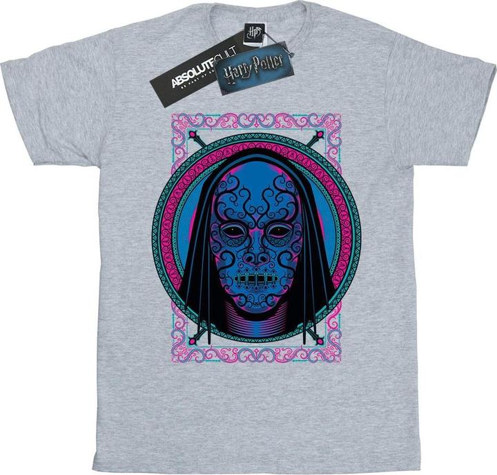 Actual product image Boys Neon Death Eater Mask T-Shirt (140, 146)