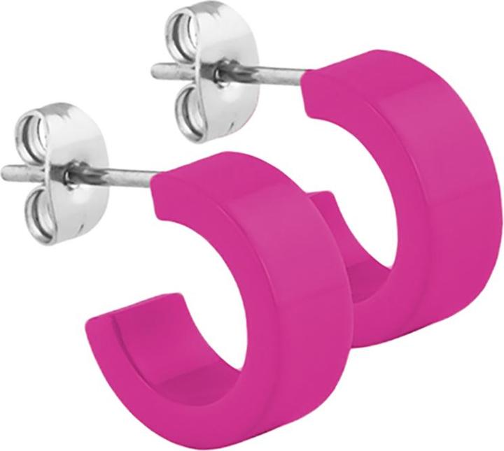 Immagine prodotto Star Piercing Orecchini viola tondi piatti 5x14 (senza ottone, Acciaio chirurgico 316L)