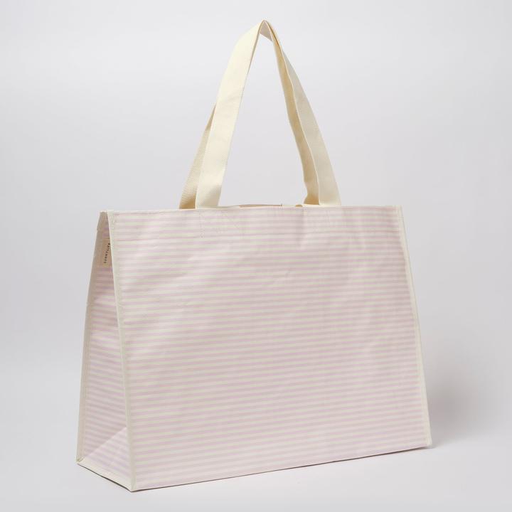 Sunnylife Strandtasche XL Lazy Days Pink Stripe