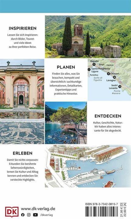 Actual product image DK Vis a Vis Ligurien,Genua&Cinque 0 (German, DK Verlag Travel, 2024)