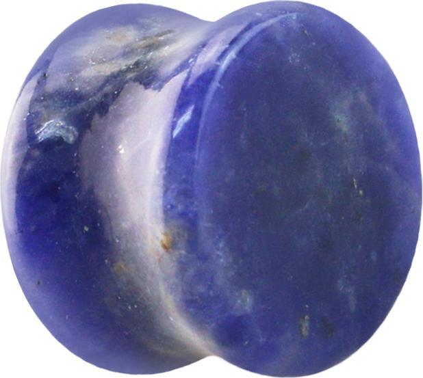 Produktbild Star Piercing Flared Plug facettiert aus Tigerauge Stein (Mineralisch, ohne Messing)