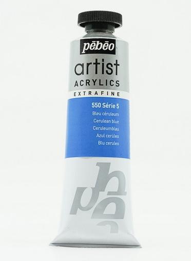 Produktbild Pebeo Artist Acrylics Extrafein Acrylfarben (Ceruleumblau, 37 ml)
