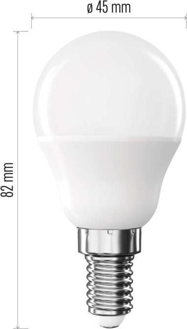 Produktbild Emos LED Lampe Classic Mini Globe / E14 / 6,5 W (60 W) / 806 lm / Warmweiss (E14, 6.50 W, 806 lm, 1 x, E)