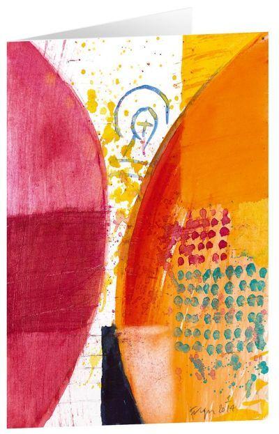 Produktbild Engel des Friedens- Kunst-Faltkarten oh (5 Stk.)