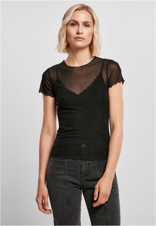 Actual product image Urban Classics Ladies Mesh Tee - 16529 (XXL)