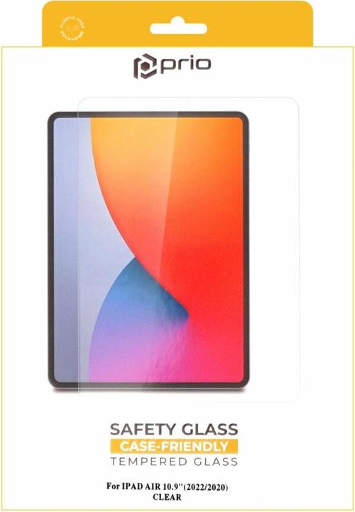 Actual product image prio Tempered glass screen protector for iPad Air 10.9 (2022/2020) clear (1 Piece, IPad Air (2022))
