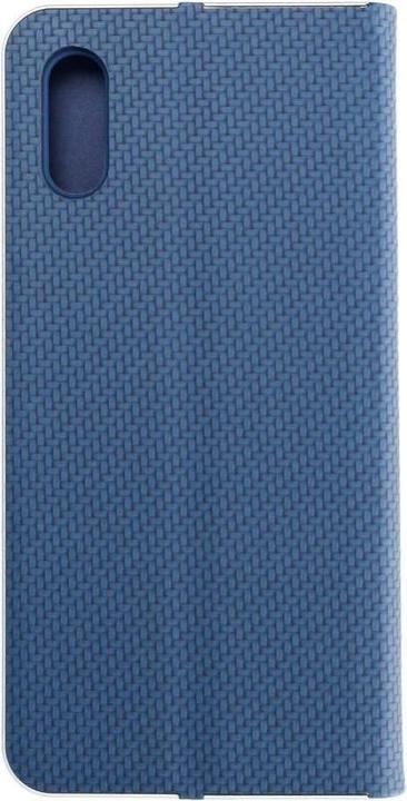 Immagine prodotto Forcell Custodia a libro OEM LUNA Book Carbon per Xiaomi Redmi 9AT / Redmi 9A blu (Xiaomi Redmi 9A, Xiaomi Redmi 9AT)