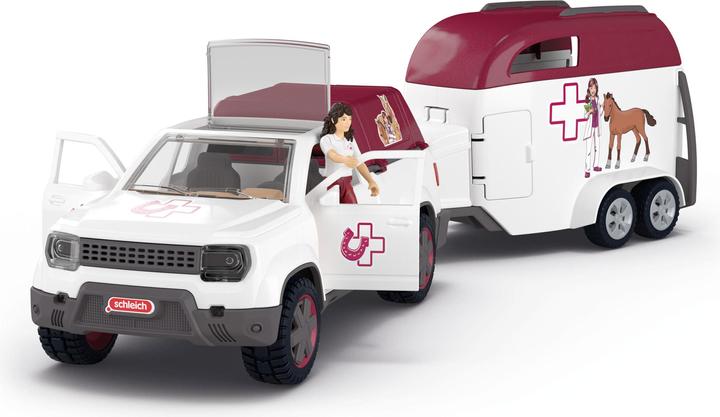 Actual product image Schleich Mobile Tierärztin mit Anhänger