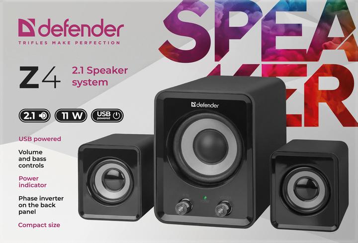 Actual product image Defender 2.1 Act speaker system Z4 16W
