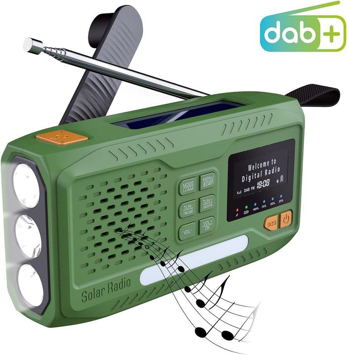 Produktbild Infactory Notfallradio SOL-1550 (DAB+, FM, Bluetooth)
