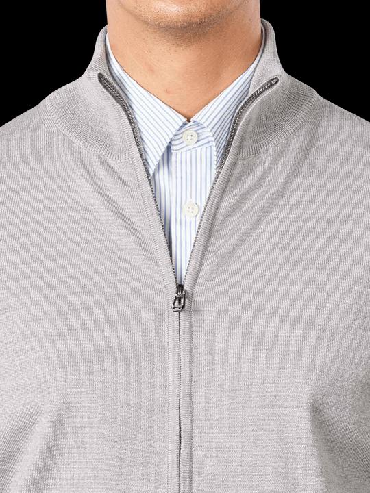 Actual product image Joop! Knit Davis Zip Cardigan Silver (XXL)