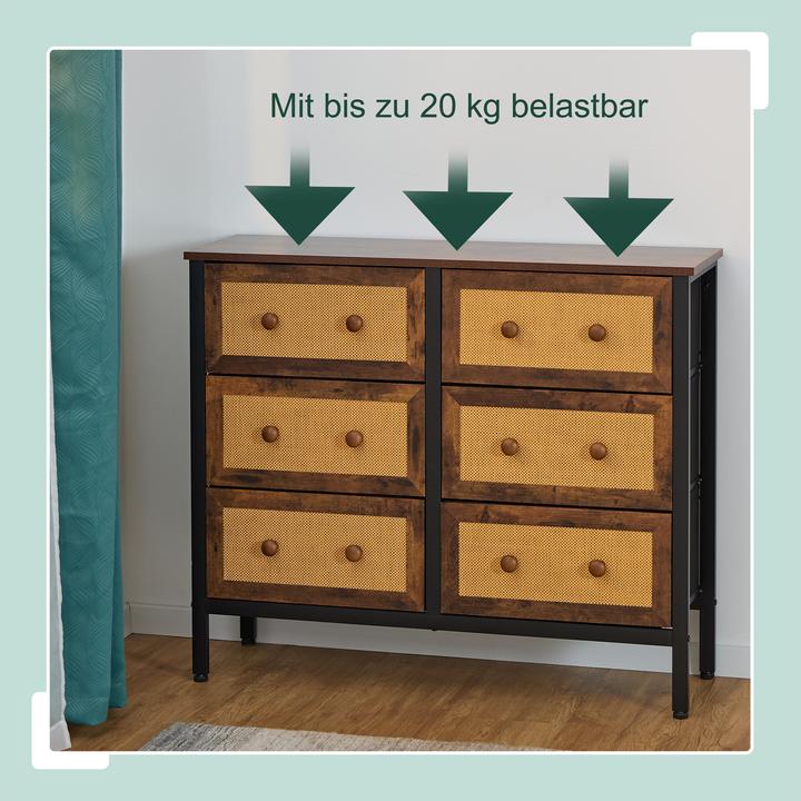 Produktbild Relaxdays Kommode (100 x 32 x 83 cm)
