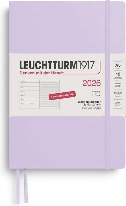 Immagine prodotto Wochenkalender & Notizbuch Medium A5 Lilac 2026 (Tedesco)