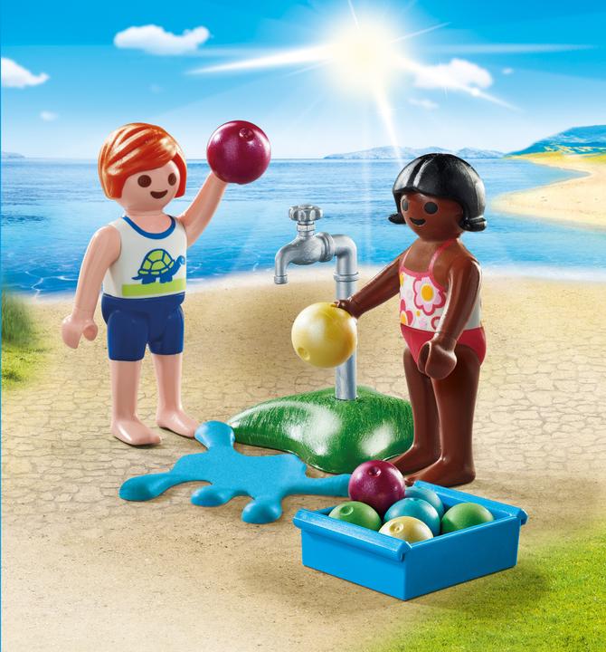 Image du produit Playmobil Enfants avec ballons d'eau (71166, Playmobil Special Plus)