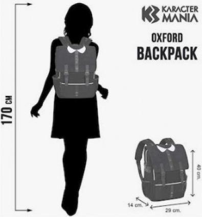 Actual product image Karactermania MERCREDI - Oxford Uniform - Sac à Dos '29x40x14cm'