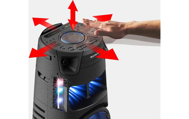 Actual product image Sony MHC-V43D (Electrical connection)