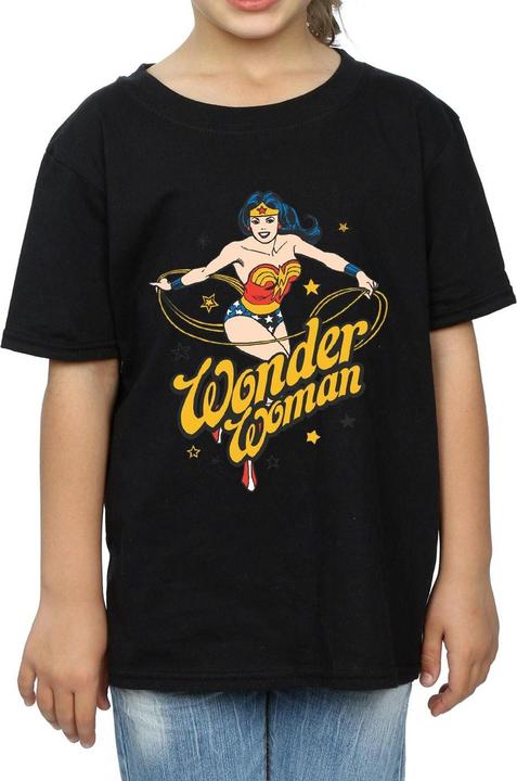 Immagine prodotto Wonder Woman Stars Maglietta Ragazze (140, 146)