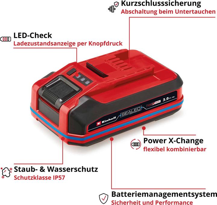 Actual product image Einhell 18V 3,0 Ah Sealed Power X-Change Plus (18 V)