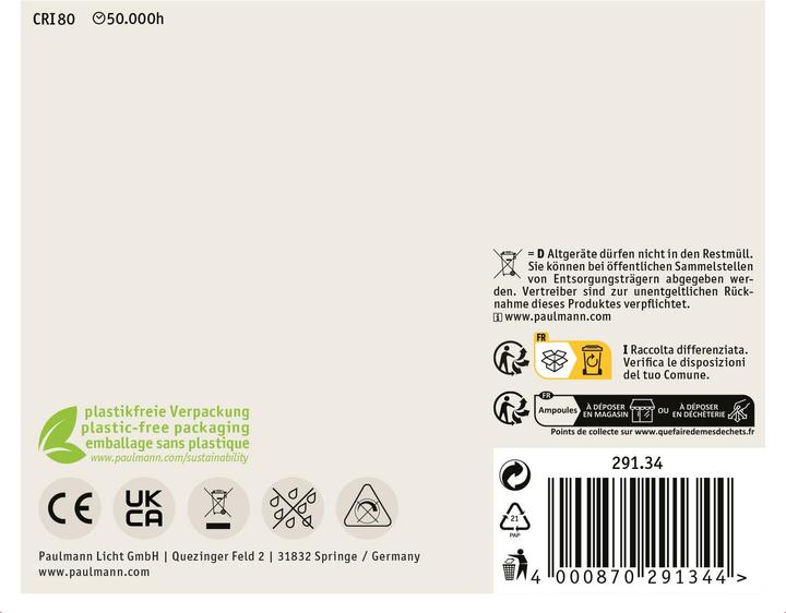 Image du produit Paulmann Gouttes de filament Eco-Line (E14, 2 W, 525 lm, 1 x, A)