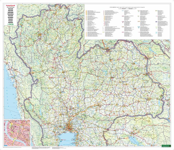 Actual product image Thailand, car map 1:900.000, freytag & berndt