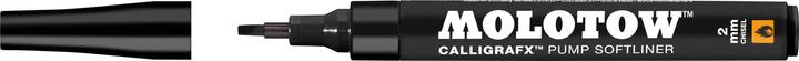 Immagine prodotto Molotow Pennarello Callix 2mm Signal Bck Crossover-Sze (Nero, 2 mm, 1 x)