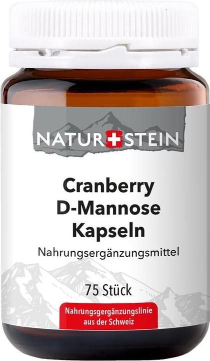 Actual product image Naturstein Cranberry D-Mannose Capsules 75 pcs (75 Piece, Capsules, 165 g)